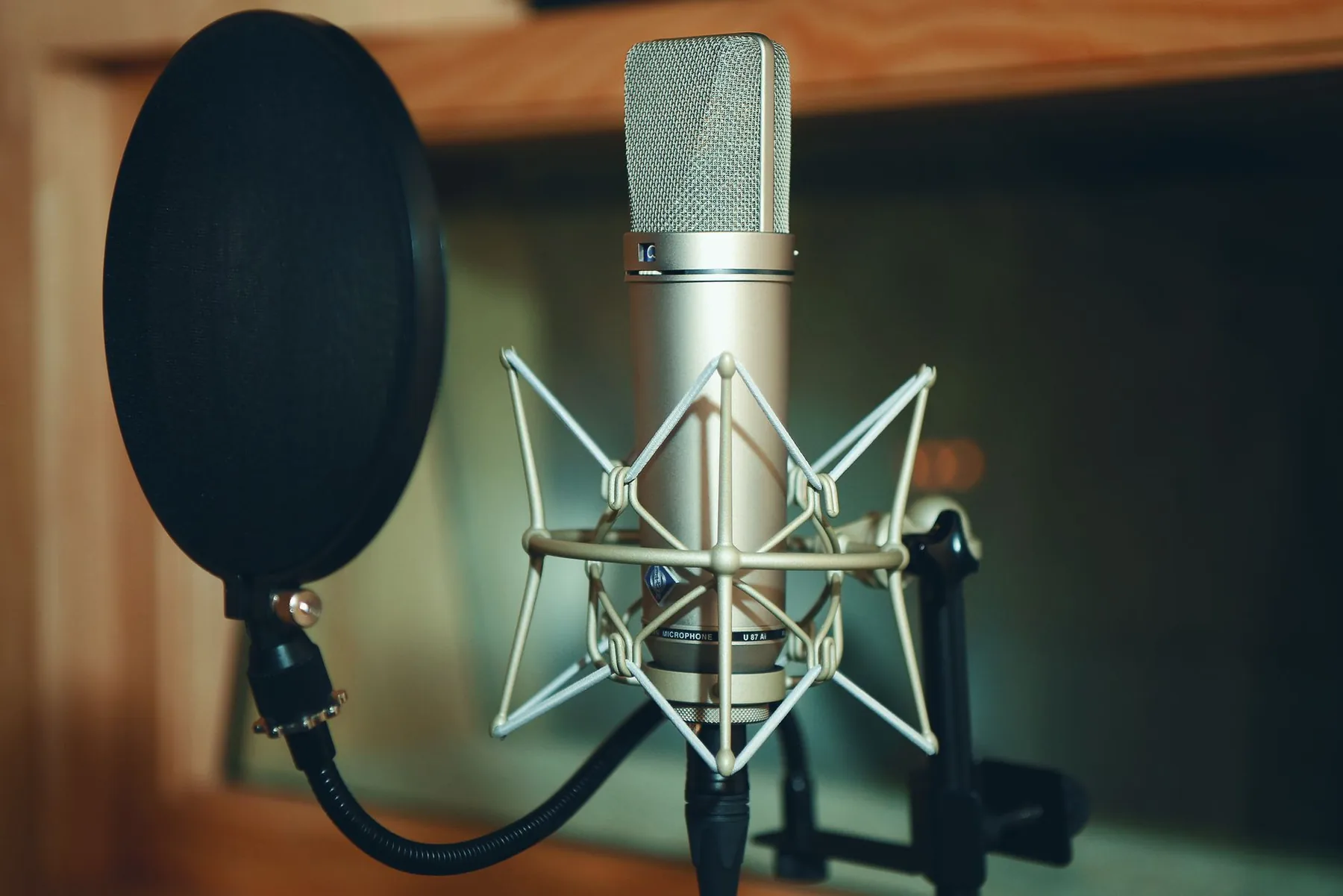 Microphone de karaoké en studio Microphone de karaoké en studio