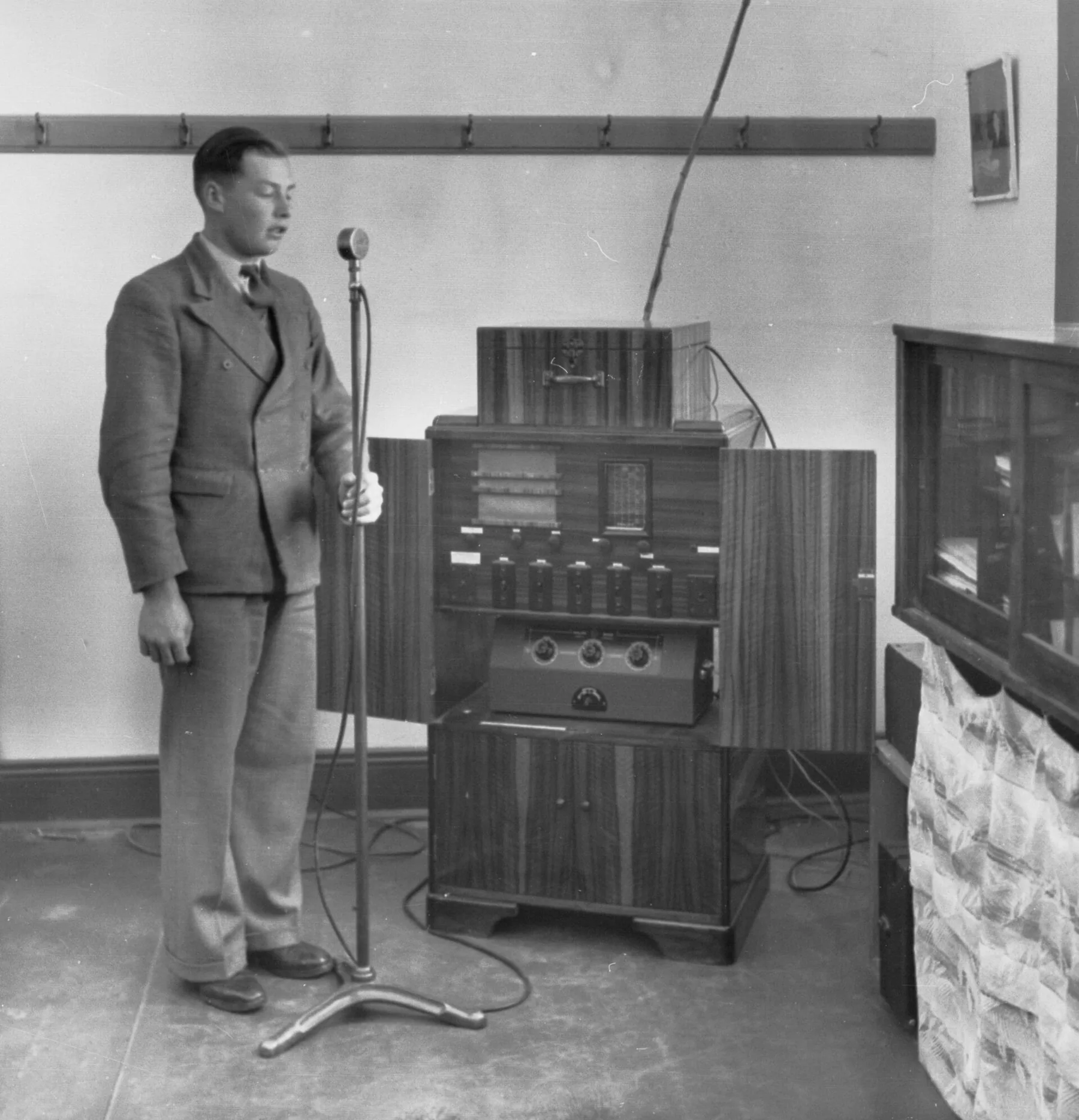 Salle de chant avec microphone Salle de chant avec microphone