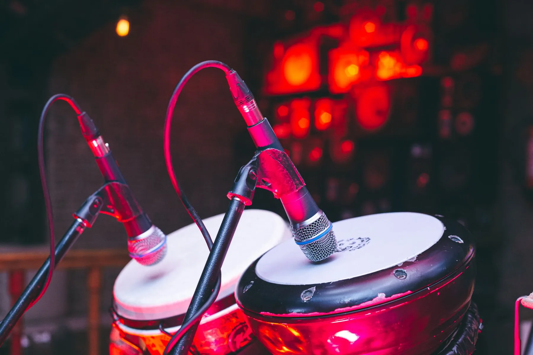 Stage microphones for karaoke